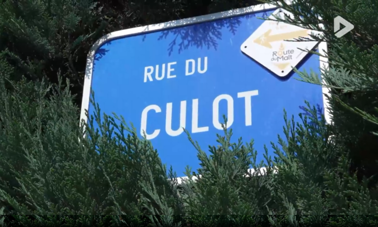 Plaque de rue de la Rue du Culot